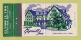 Matchbook Cover - Glynmill Inn Corner Brook NF 30 Strike