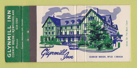 Matchbook Cover - Glynmill Inn Corner Brook NF 30 Strike
