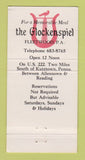 Matchbook Cover - The Glockenspiel Fleetwood PA 30 Strike