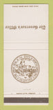 Matchbook Cover - Governor's Office NC North Carolina 30 Strike