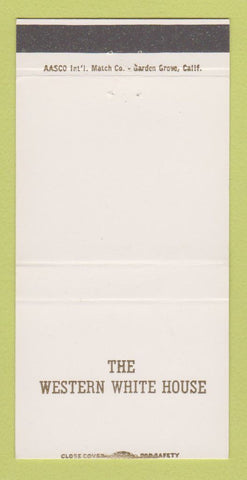 Matchbook Cover - Western White House La Casa Pacific Richard Nixon 30 Strike
