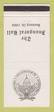 Matchbook Cover - Inagural Ball 1969 Richard Nixon 30 Strike