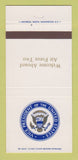 Matchbook Cover - Air Force Two Vice President of the US 30 Strike