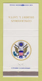 Matchbook Cover - Senator Delbert L Latta OH Ohio 30 Strike