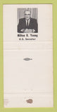 Matchbook Cover - Milton R Young US Senate ND North Dakota 30 Strike