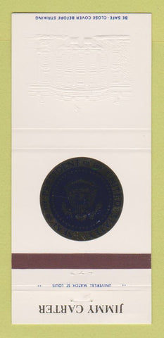 Matchbook Cover - Jimmy Carter President of the United States 30 Strike