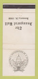 Matchbook Cover - Inaugural Ball 1969 Richard Nixon President WEAR 30 Strike