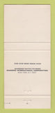 Matchbook Cover - Inaugural Ball 1969 Richard Nixon President WEAR 30 Strike