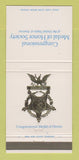 Matchbook Cover - Congressional Medal of Honor Society 1972 30 Strike