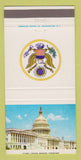Matchbook Cover - Congressman Lucien Nedzi MI Michigan 30 Strike