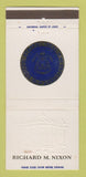Matchbook Cover - Richard Nixon President of the United States WEAR 30 Strike