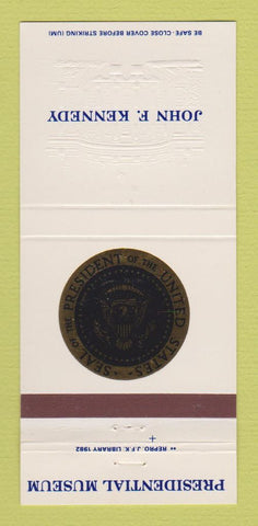 Matchbook Cover - John F Kennedy Presidential Museum JFK 30 Strike