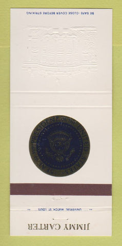Matchbook Cover - Jimmy Carter President of the United States 30 Strike