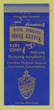 Matchbook Cover - Safety Fund National Bank Fitchburg MA 30 Strike