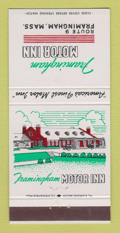 Matchbook Cover - Framingham Motor Inn MA 30 Strike