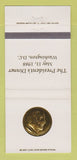 Matchbook Cover - President's Dinner Washington DC 1988 Ronald Reagan 30 Strike