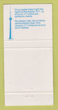 Matchbook Cover - CN Tower Niagara Falls ON WEAR 30 Strike