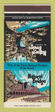Matchbook Cover - Natural Bridge VA Hotel Motor Inn 30 Strike