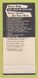 Matchbook Cover - Natural Bridge VA Hotel Motor Inn 30 Strike