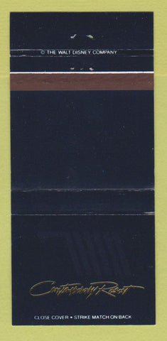 Matchbook Cover - Contemporary Resort Walt Disney World Orlando FL 30 Strike