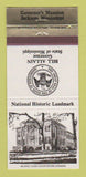 Matchbook Cover - Bill Allain Governor MS Mansion Jackson Mississippi 30 Strike