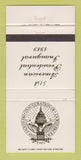 Matchbook Cover - Presidential Inauguration George Bush 1989 30 Strike