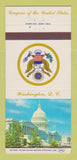 Matchbook Cover - Ted Risenhoover Congress OK Oklahoma 30 Strike