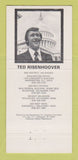 Matchbook Cover - Ted Risenhoover Congress OK Oklahoma 30 Strike
