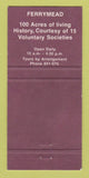 Matchbook Cover - Ferrymead Historic Park Christchurch New Zealand 30 Strike
