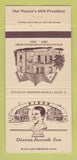 Matchbook Cover - Dixon National Bank IL Ronald Reagan 30 Strike