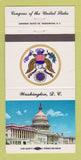 Matchbook Cover - John N Erlenborn Congress IL Illinois 30 Strike