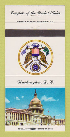 Matchbook Cover - Mendel Davis Congress SC South Carolina 30 Strike