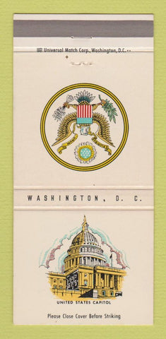 Matchbook Cover - AS Mike Monroney Senator OK Oklahoma  30 Strike