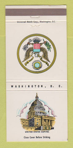 Matchbook Cover - Mike Monroney Senator OK Oklahoma  30 Strike