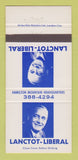 Matchbook Cover - Lanctot Hamilton ON Election 30 Strike