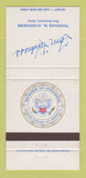 Matchbook Cover - Tom Kindness Congress OH Ohio 30 Strike