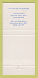 Matchbook Cover - Tom Kindness Congress OH Ohio 30 Strike