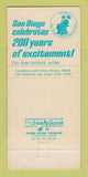Matchbook Cover - San Diego CA Tourism 30 Strike