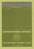 Matchbook Cover - Southern Governors' Conference 1965 Sea Island GA 40 Strike