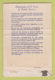 Matchbook Cover - Marshall Korshak Cook County Treasurer IL WEAR 40 Strike