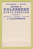 Matchbook Cover - Anthony Calabrese State Senator Election OH Ohio 40 Strike