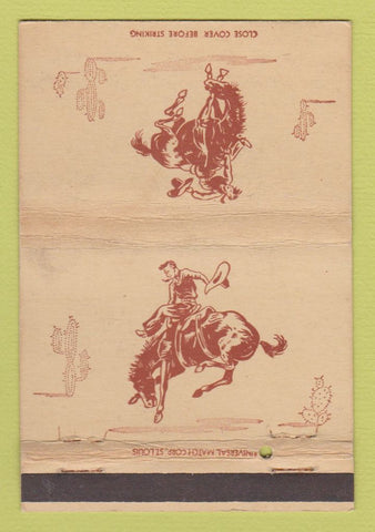 Matchbook Cover - WWII Safety First Uncle Same WEAR 40 Strike