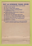 Matchbook Cover - Joe Schneider Sheriff Election WEAR 40 Strike