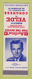 Matchbook Cover - Harold Velde Congress IL Illinois SAMPLE