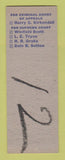 Matchbook Cover - Winfield Scott Supreme Court Election SAMPLE