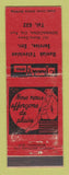 Matchbook Cover - Daniak TV Service Donnacona QC girlie WORN