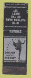 Matchbook Cover - Patterson Gang gilrie SWBACA WEAR