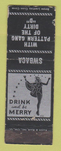 Matchbook Cover - Patterson Gang gilrie SWBACA WEAR