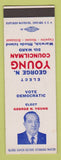 Matchbook Cover - George N Young Councilman Warwick RI SAMPLE