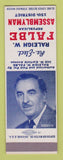Matchbook Cover - Raleigh Falbe Assemblyman Election WI Wisconsin SAMPLE